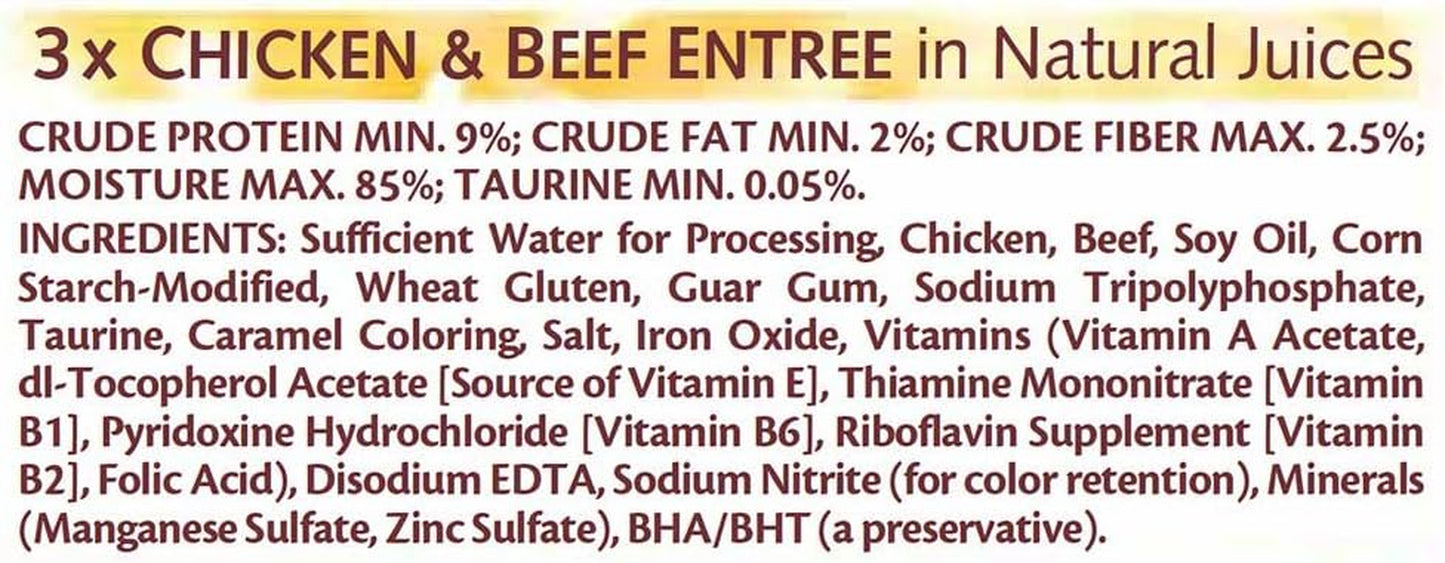 Purrfectly Chicken Variety Pack Wet Cat Food 3 Ounces, Pack of 4 (10 Count Each)